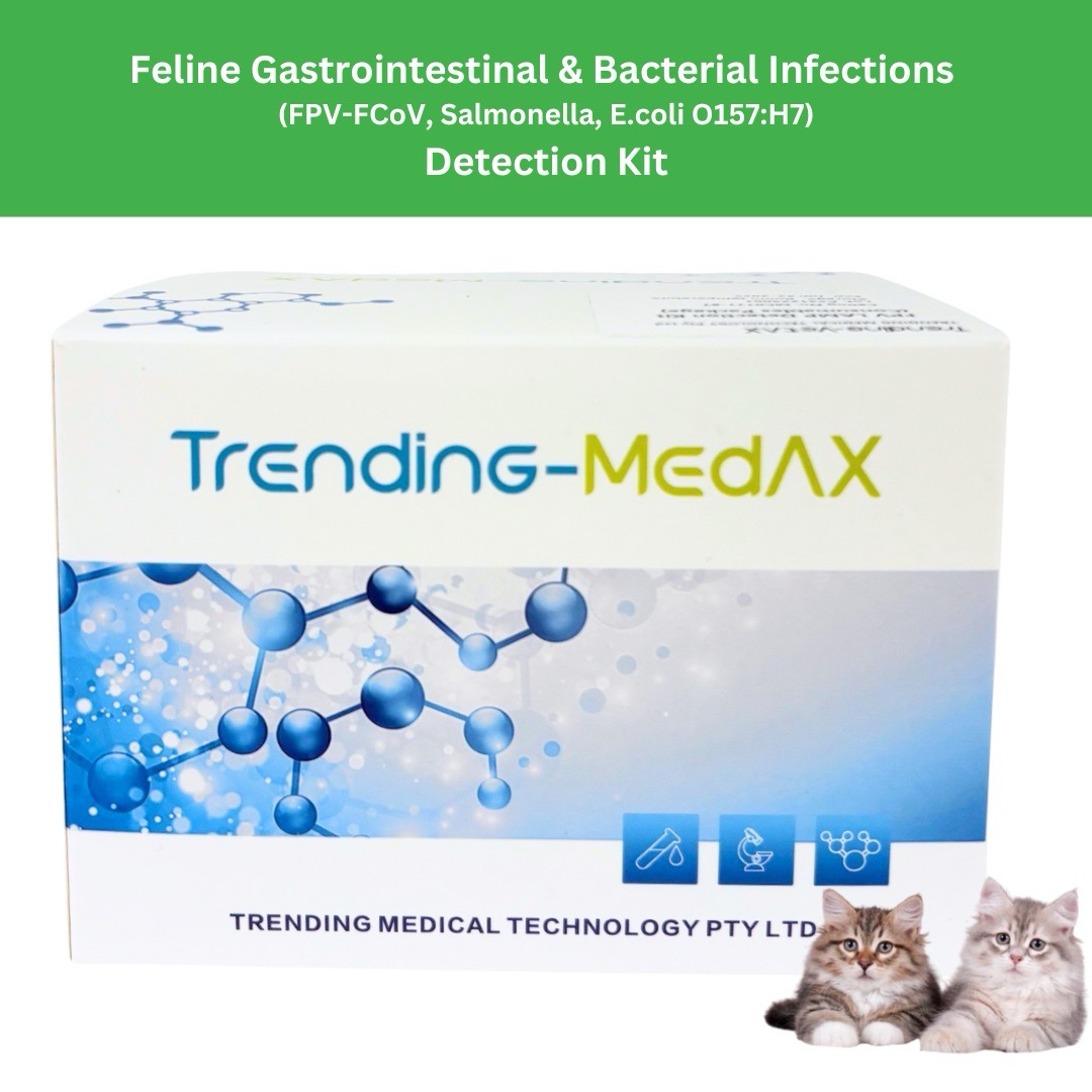 Feline Gastrointestinal & Bacterial Infections (FPV-FCoV, Salmonella, E.coli O157:H7)
